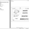 Manitou Telehandler MT 625 TURBO S2 E3 Parts Catalog 647140