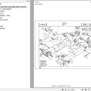 Manitou Telehandler MT 728 2 TURBO Parts Catalog 547103
