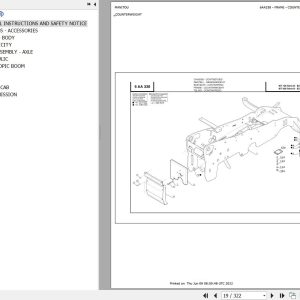 Manitou Telehandler MT 728 SB E2 Parts Catalog 547933