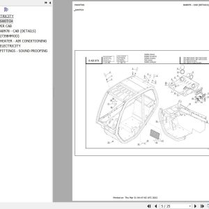 Manitou Telehandler MT 728 TURBO SD E3 Parts Catalog 273984MOD
