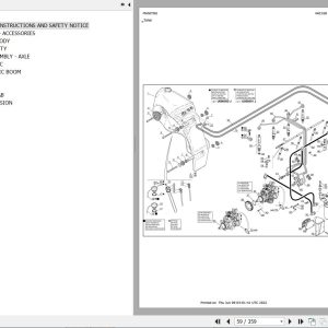 Manitou Telehandler MT 732 SB E2 USA Parts Catalog 547903