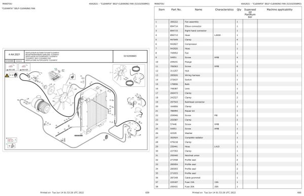 Manitou Telehandler MT 733 to MT 1033 EASY 75D ST5 S1 Parts Catalog 647776 1