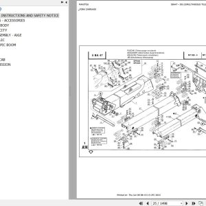 Manitou Telehandler MT 928 4 TURBO Parts Catalog 547103
