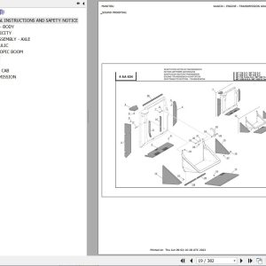 Manitou Telehandler MT 928 SC E2 Parts Catalog 547973