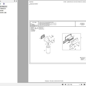 Manitou Telehandler MT 932 TURBO SD E3 Parts Catalog 271255MOD