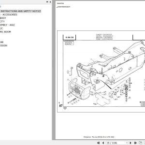 Manitou Telehandler MT 940 L Parts Catalog 547107