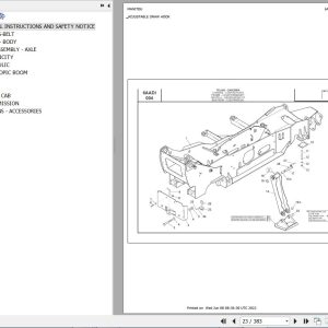 Manitou Telehandler MT X 1235 S TURBO S3 E3 Parts Catalog 648686