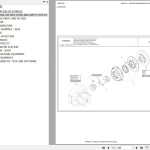 Manitou Telehandler MT X 1441 100P PS S L T LSU ST3A S1 Parts Catalog 648955