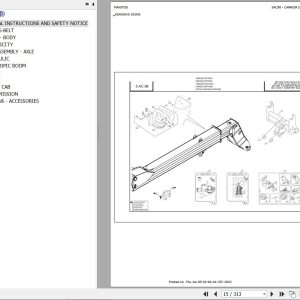 Manitou Telehandler MT X 625 TURBO S2 E3 Parts Catalog 647140