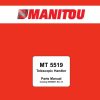 Manitou Telehandler MT5519 Parts Manual 50960027 Rev. B