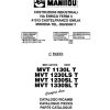 Manitou Telehandler MVT 1130L to MVT 1330SL Parts Catalog 547270