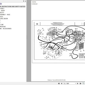 Manitou Telehandler MVT 1230 SL COMFORT LINE MOT 1004 4 Parts Catalog 547531