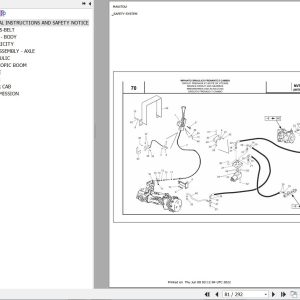 Manitou Telehandler MVT 1330 TURBO D E2 Parts Catalog 648386