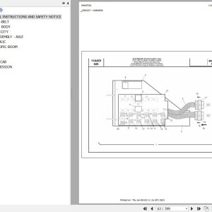 Manitou Telehandler MVT 1332 SL TURBO ORH SERIE M E3 Parts Catalog 648605