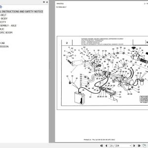 Manitou Telehandler MVT 1340 L COMFORT LINE MOT 1004 4 Parts Catalog