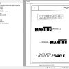 Manitou Telehandler MVT 1340 L Parts Catalog 547058