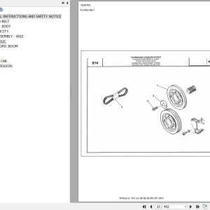 Manitou Telehandler MVT 1340 SL Parts Catalog 648152