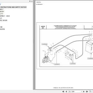Manitou Telehandler MVT 628 TURBO MOT 1104D 44T E3 Parts Catalog 648489