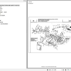 Manitou Telehandler MVT 660 MOT 1004 4 Parts Catalog 547065
