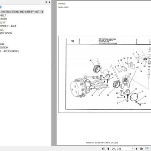 Manitou Telehandler MVT 670 TURBO MOT 1004 4T Parts Catalog 547230