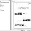 Manitou Telehandler MVT 730 MOT 1004 4 Parts Catalog 47961