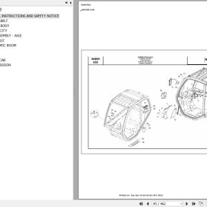 Manitou Telehandler MVT 730 TURBO COMPACT EVOLUTION E3 Parts Catalog 648577