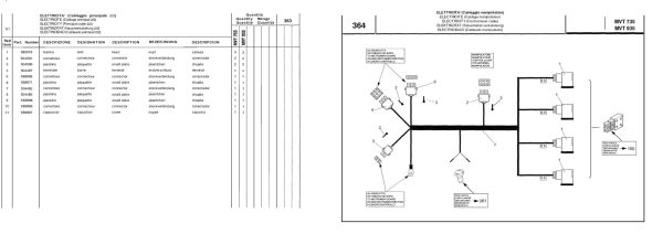 Manitou Telehandler MVT 735 MVT 935 Parts Catalog 648158 1