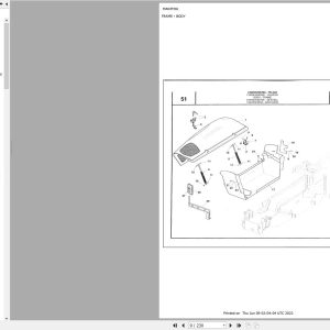 Manitou Telehandler MVT10100 MVT10100L Parts Catalog 648073
