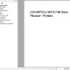 Manitou Telehandler MXT1740 Perkin Engine Parts Manual 53110972A