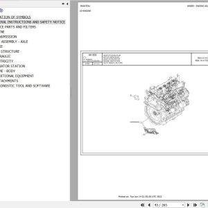 Manitou Telehandler RS4 14 H 57K ST5 S2 Parts Catalog 647850