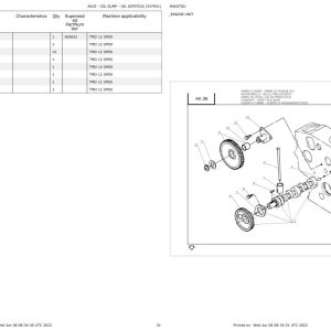 Manitou Telehandler TMD 12 3M50 Parts Catalog 547941