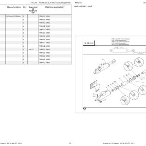 Manitou Telehandler TMD12 Parts Catalog