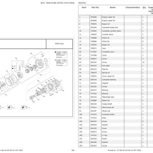 Manitou Telehandler TMM20DKST5S1 Parts Catalog 52638632