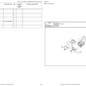 Manitou Telehandler TMM254WDKST5S1 Parts Catalog 52604143