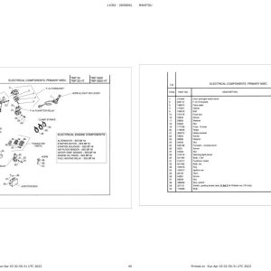 Manitou Telehandler TMP 25 Parts Catalog 800806