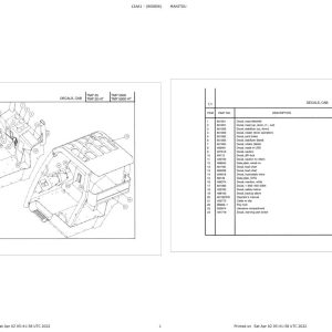 Manitou Telehandler TMP 5500 HT Parts Catalog 800806