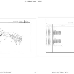 Manitou Telehandler TMP 5500 Parts Catalog 800806