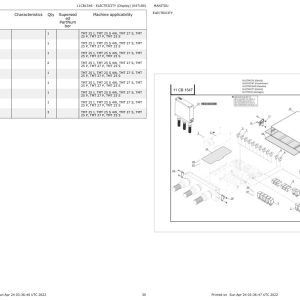 Manitou Telehandler TMT 25 S S2 E3 Parts Catalog 647186