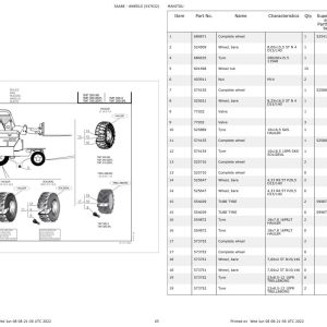 Manitou Telehandler TMT 315 3 SIFL Parts Catalog 547632