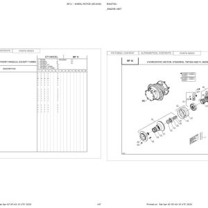 Manitou Telehandler TMT 320 FL HT TURBO Parts Catalog 801646