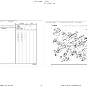 Manitou Telehandler TMT 320 HT TURBO Parts Catalog 801646
