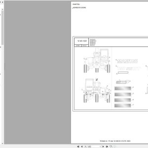 Manitou Telehandler TMT 55 HT to TMT 55 XT 4W K T4 S3 Parts Catalog 647866