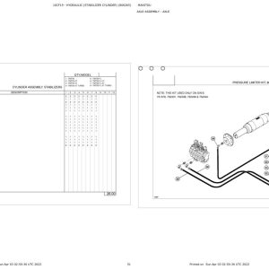 Manitou Telehandler TMT 55 Parts Catalog 806265