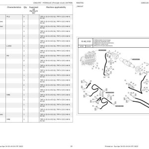 Manitou Telehandler TMT X 25 S K E3 S2 Parts Catalog 647908
