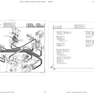 Manitou Telehandler TMT315 SIFL Parts Catalog 547043