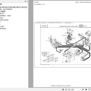 Manitou Telehandler TMT320 HT Parts Catalog 801646 1