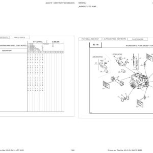 Manitou Telehandler TMT320 HT TURBO Parts Catalog 801646
