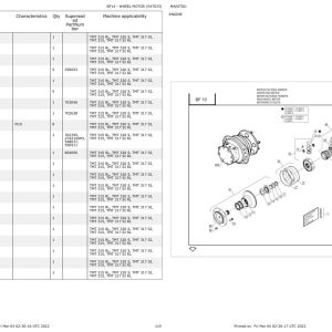 Manitou Telehandler TMT320 S Parts Catalog 547633