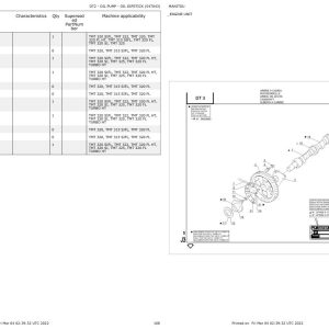 Manitou Telehandler TMT320 SIFL Parts Catalog 547043