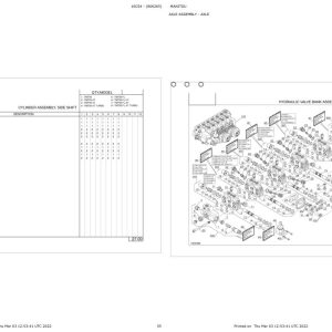 Manitou Telehandler TMT55 FL HT Parts Catalog 806265